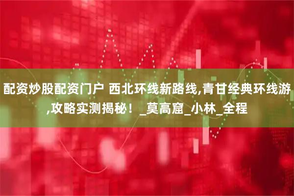 配资炒股配资门户 西北环线新路线,青甘经典环线游,攻略实测揭秘!_莫高窟_小林_全程